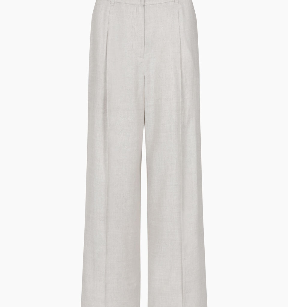 TROUSERS - sisley k high-waisted trousers - Beige | Sisley K image number 1